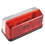 Breedtelicht rood/wit 91x41mm