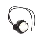 WAS markeringslamp W24-129 wit LED 12/24V 2 meter kabel