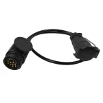 Verloopkabel 80cm van 13- naar 7-polig