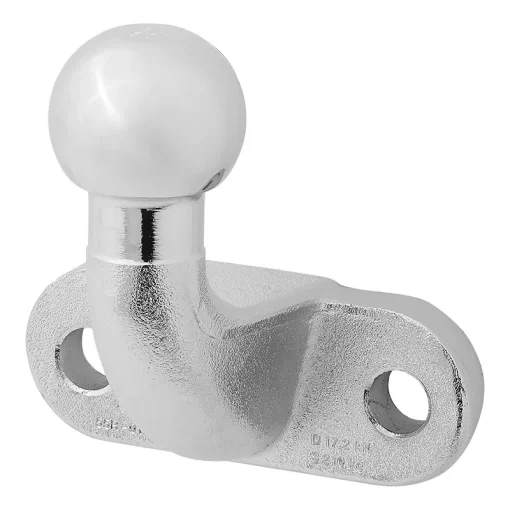 Trekhaakkogel zilver haaks