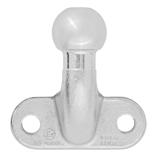 Trekhaakkogel zilver haaks