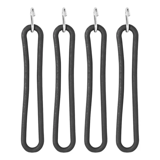 Spanrubber 200mm met S-haak 4 stuks in blister