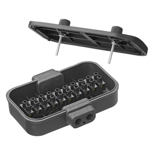 Kabelverbindingsdoos kunststof 10-polig