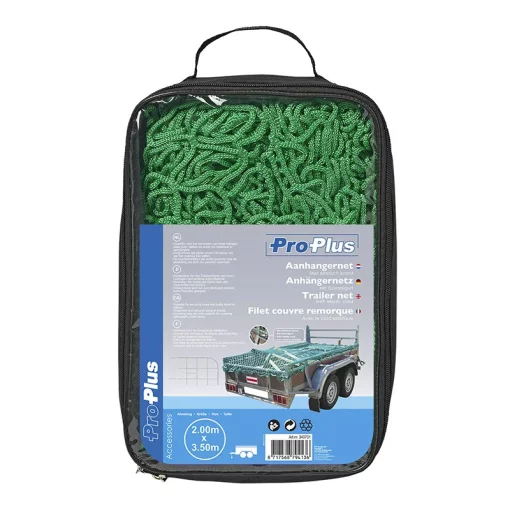 Aanhangwagennet 2.00 x 3.50m met elastisch koord