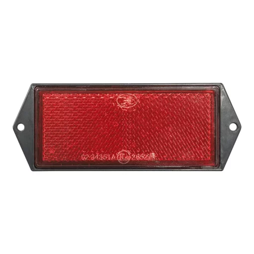 Reflector 104x40mm schroef rood