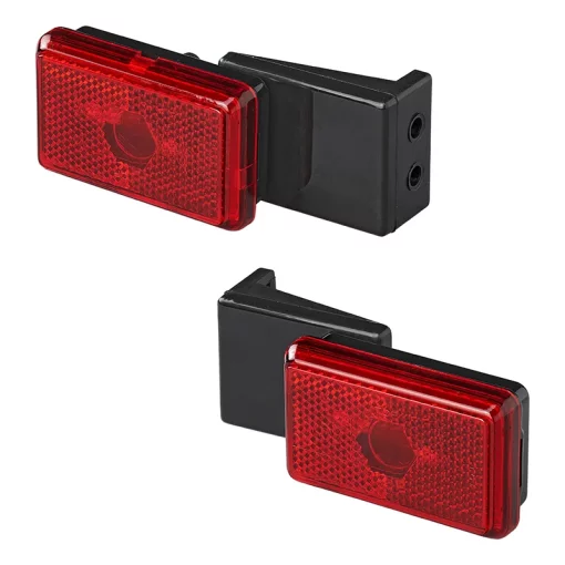 Markeringslamp rood 110x45x51mm