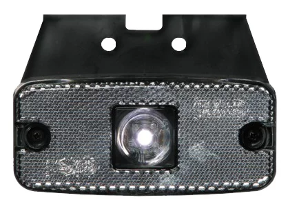 WAS markeringslamp W46 wit LED 12/24V Click-in