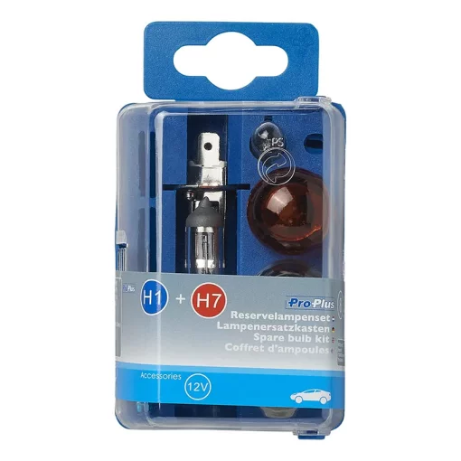 Reservelampenset H1+H7 8-delig