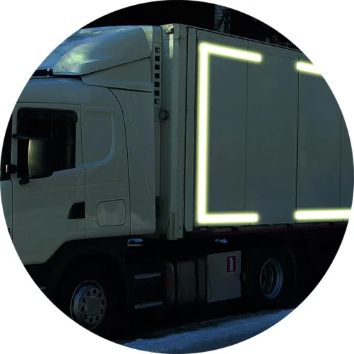 Reflecterend tape 3M wit 50mm/2meter