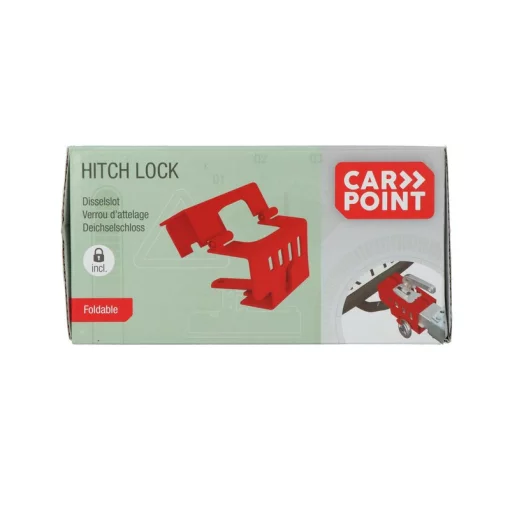 Disselslot rood deelbaar met discusslot