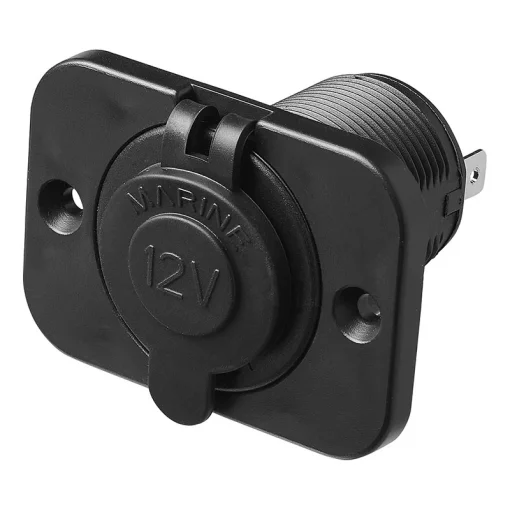 Sigarettenaansteker-inbouwdoos 12V/24V met afsluitdop