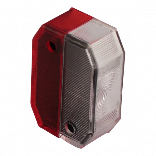 Aspock lampglas Flexipoint I rood / wit