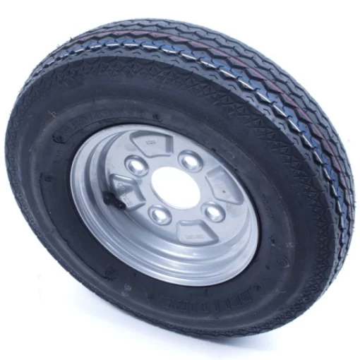 Wiel compleet Kenda 400x8, 4 PLY, 4 gaats, 6 PR