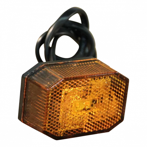 Asp&ouml;ck zijmarkeringslamp Flexipoint LED met DC kabel 0,5m